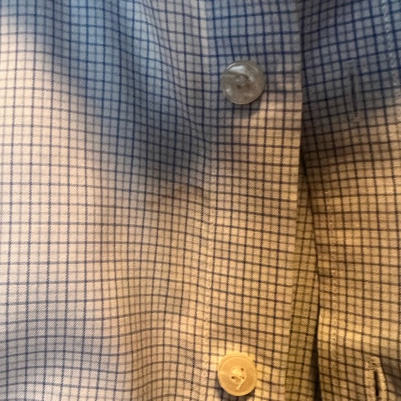 UNTUCKIT LONGSLEEVE BUTTON UP SHIRT IN BLUE - Picture 3 of 3